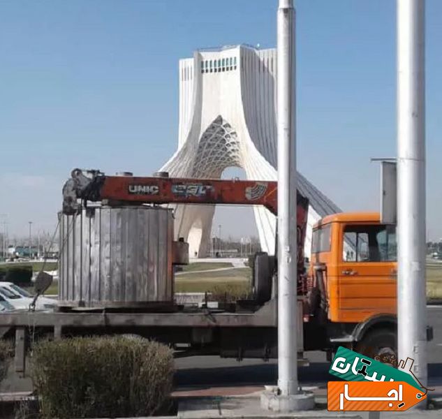 اجاره ی جرثقیل برای حمل ونقل وجابجایی