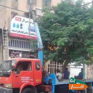 اجاره جرثقیل 3تن برا کار با بهترین قیمت در اهواز