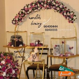 اجاره ظروف کرایه بکگراند،استند،دیزاین بادکنک،گل ارایی