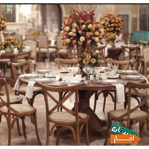 اجاره انواع میز و صندلی های روستیک