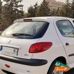 پژو 206 اجاره ای هفتگی با بهترین شرایط