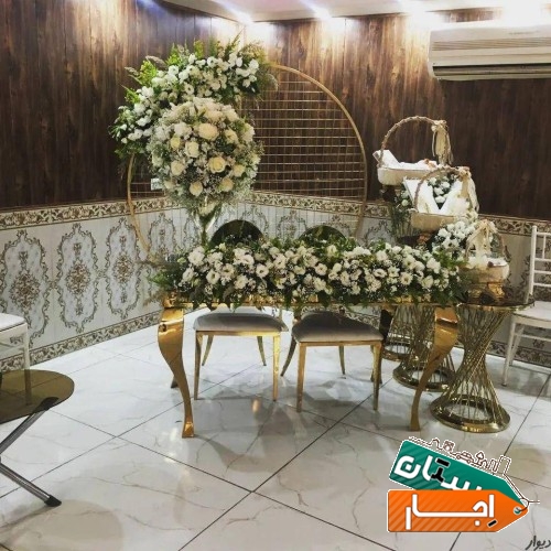 خدمات اجاره صندلی و مهماندار و دیجی و گل و بادکنک آرایی