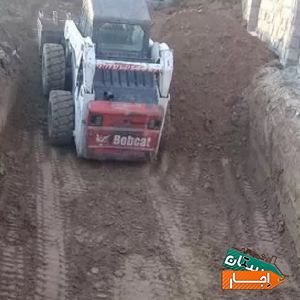 اجاره بابکت لودر خاکبرداری کندن استخر حمل نخاله با بهترین شرایط