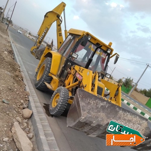 اجاره بیل بکهو بیل مکانیکی توماس