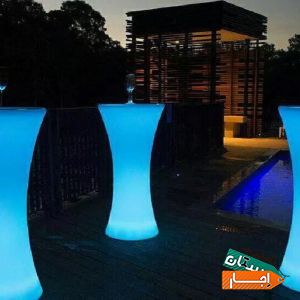اجاره انواع میز و صندلی های نور ( led )
