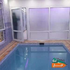 اجاره باغ ویلا استخر آبگرم سر پوشیده و روباز بیرون با بهترین شرایط