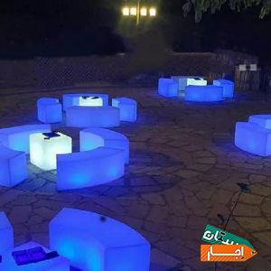 اجاره انواع میز و صندلی نور (باکس نیمکت) با مناسب ترین قیمت