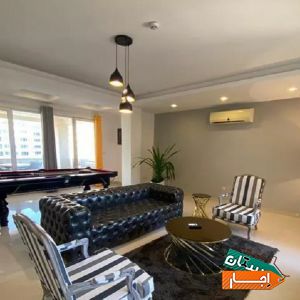 اجاره آپارتمان با شرایط معتبر 2 خواب تراس بزرگ بیلیارد دار ( ویو دربا )