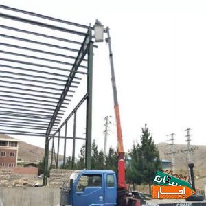 اجاره جرثقیل 3تن کفی دکل بلند با بهترین شرایط
