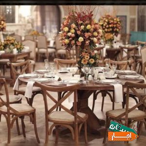 اجاره انواع میز و صندلی های روستیک