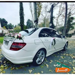 اجاره کرایه ماشین عروس بنز C200 از مالک