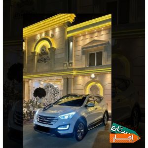 اجاره ماشین عروس سانتافه نیو همراه با راننده