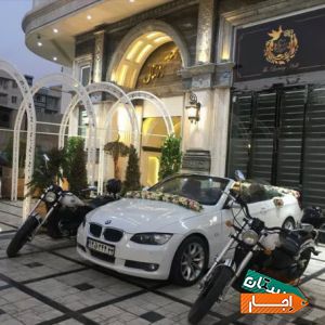 اجاره ماشین عروس با گل ارایی هدیه