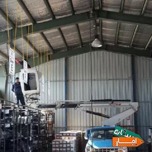 اجاره بالابر نیسانی،جرثقیل سبددار،کابین دار،لجور با بهترین شرایط