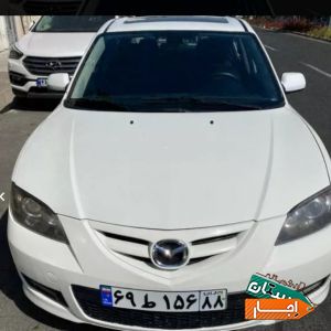 اجاره مزدا 3 سفید