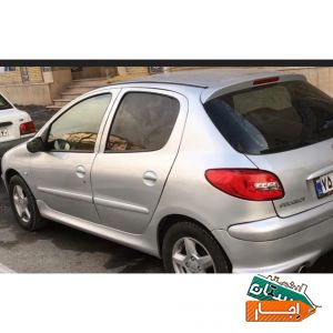 اجاره 206 تیپ 2بدون راننده