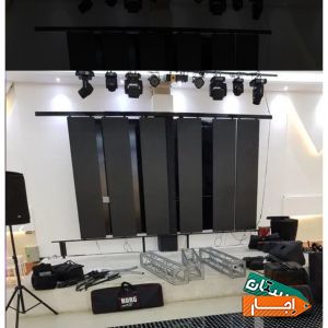 اجاره باند رقص نور سیستم صوت نورپردازی