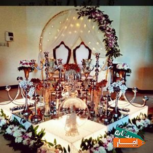 اجاره و اجرای سفره عقد و دیزاین و جایگاه نامزدی