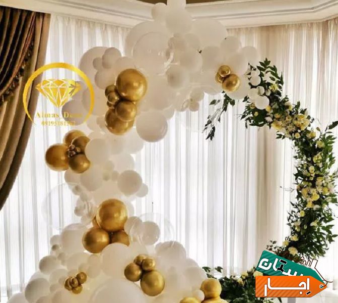 اجاره میز بکگراند بک گراند بادکنک گل ارایی تم تولد