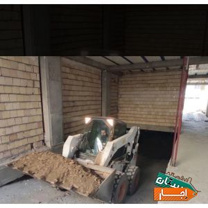 اجاره مینی بیل و بابکت همراه پیکور حمل نخاله