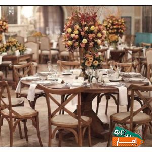 اجاره انواع میز و صندلی های روستیک