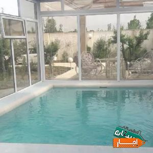 اجاره ویلا باغ استخردار سرپوشیده آبگرم سهیلیه دنج با بهترین شرایط در البرز