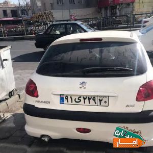 اجاره خودرو 206 کرایه