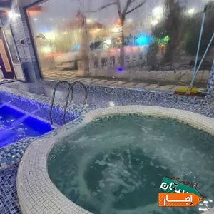 اجاره باغ ویلانوسازبااستخرسرپوشیده آبگرم