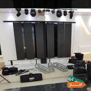 اجاره باند رقص نور سیستم صوت نورپردازی