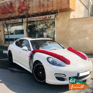 اجاره ماشین عروس با گل هدیه اجاره خودرو رنت