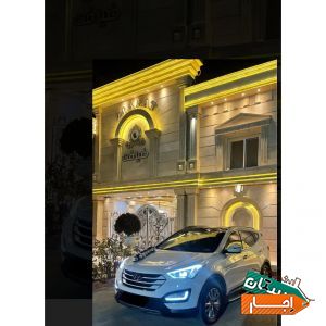 اجاره ماشین عروس سانتافه نیو همراه با راننده