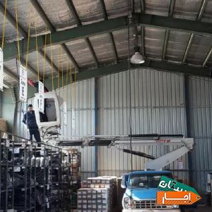 اجاره بالابر نیسانی،جرثقیل سبددار،کابین دار،لجور با بهترین شرایط