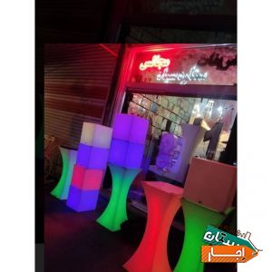 اجاره میز تولد.میز سوارز.میز نورانی کیک.استند عدد