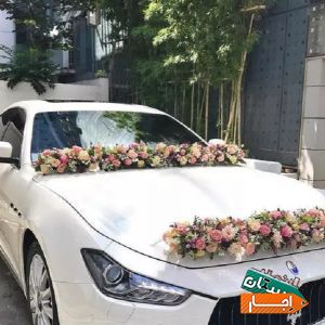 اجاره ماشین عروس،دسته گل عروس،تاج گل،باکس گل،سبدگل با بهترین شرایط
