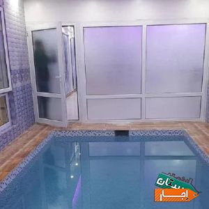 اجاره باغ ویلا استخر آبگرم 4 خوابه شیک و مرتب با بهترین شرایط در البرز