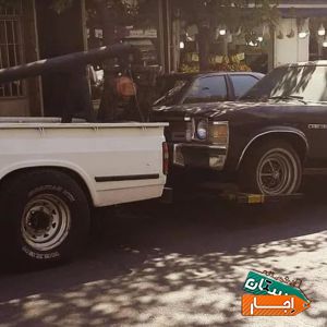 یدک کش چرخ گیر امداد خودرو نیسان چرخ گیر دار