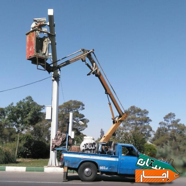 اجاره بالابر نیسانی و جرثقیل بالابرسبدار