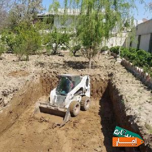 اجاره بابکت و مینی بیل کندن استخر حمل نخاله با بهترین شرایط