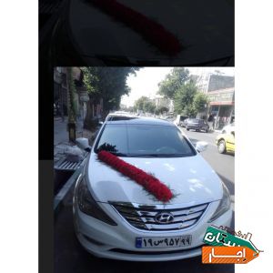 اجاره ماشین عروس سوناتا وای اف سفید