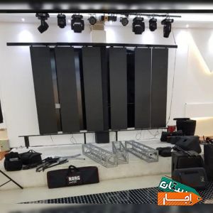 اجاره باند رقص نور سیستم صوت نورپردازی