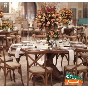اجاره انواع میز و صندلی های روستیک