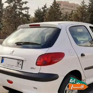 پژو 206 اجاره ای هفتگی با مناسب ترین قیمت