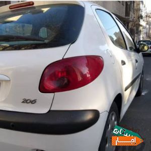 اجاره خودرو پژو 206 با شرایط آسان