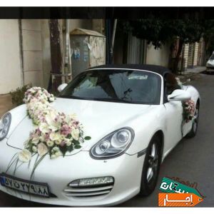 اجاره ماشین عروس با گل هدیه اجاره خودرو تشریفات