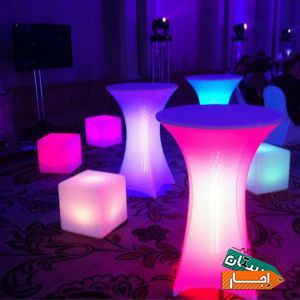 اجاره میز و نیمکت های نور ( LED )