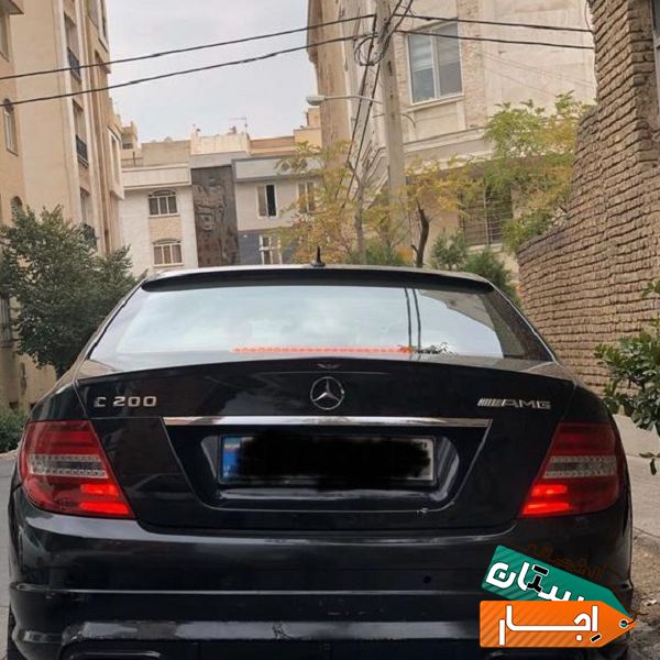 اجاره بنز C200 مشکی رنت کرایه ای