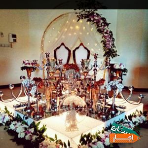 اجاره و اجرای سفره عقد و دیزاین و جایگاه نامزدی
