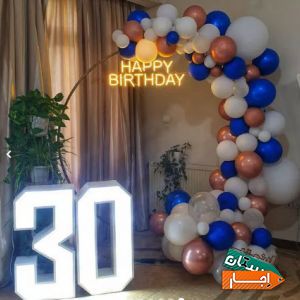 اجاره لوازم تولد، بادکنک آرایی تولد،افتتاحیه جشن،گلآرایی با بهترین قیمت