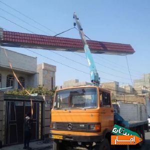 اجاره جرثقیل 3تن شبانه روزی کل تهران با بهترین قیمت