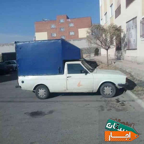 اجاره وانت بی رنگ دوگانه کارخانه
